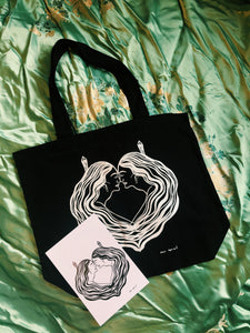 Hongi Tote Bag + Bonus Print
